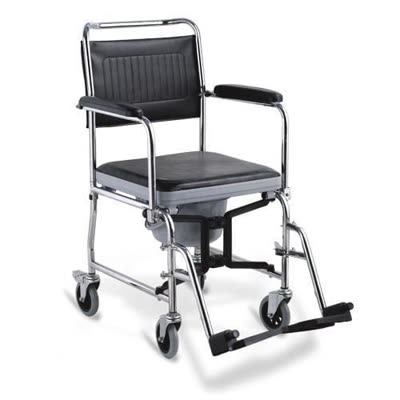 Medikal Hasta Tuvalet Sandalyesi Tekerli (Model 8843)