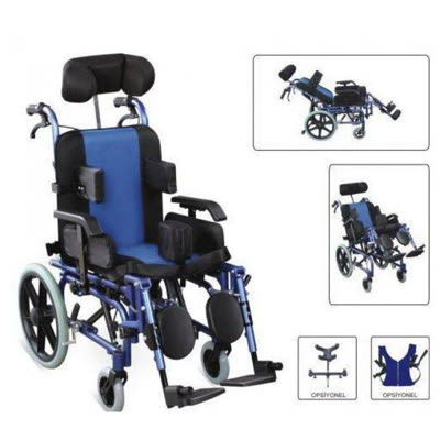 Alüminyum tekerlekli sandalye ky958lca 36 cm