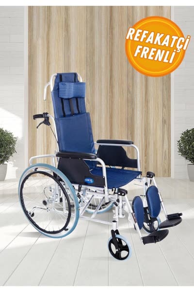 KY954LGC Alüminyum Sırtı Yatar Tekerlekli Sandalye