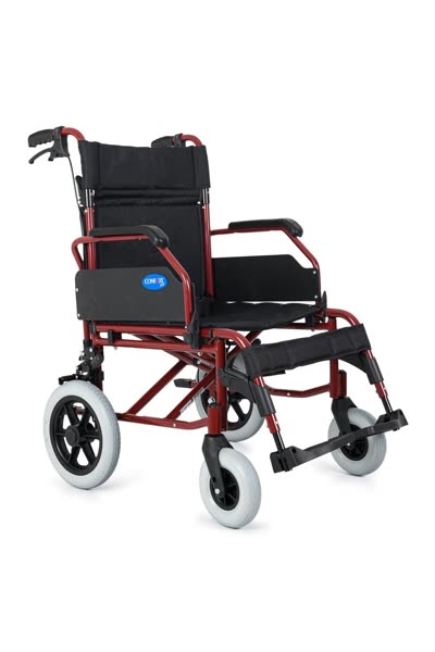 Transfer Tekerlekli Sandalye Silver | 50 cm Oturum, Alüminyum Gövde, Katlanır DM-337